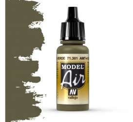 Paint Accessoires - AMT-4 Camouflage Green - Vallejo - val71301 - val71301 | Toms Modelautos