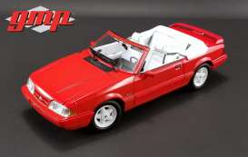 Ford  - Mustang LX Convertible 1992 red - 1:18 - GMP - 18822 - gmp18822 | Toms Modelautos