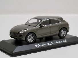 Porsche  - Macan 2014 grey - 1:43 - Porsche - WAP0201510E - WAP0201510E | Toms Modelautos