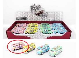Volkswagen  - 1962 pink - 1:64 - Kinsmart - KT2546DFp | Toms Modelautos