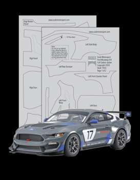 Scale Motorsport 7010 x 1/24 Mitsubishi Lancer Evo WRC Template Comp.Fiber Decal 