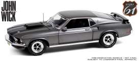 Ford  - Mustang Boss 1969 chrome - 1:18 - Highway 61 - 18031 - hwy18031 | Toms Modelautos