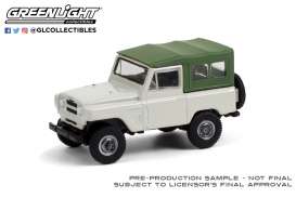 Nissan  - Patrol 60 1973 tan/green - 1:64 - GreenLight - 47070D - gl47070D | Toms Modelautos