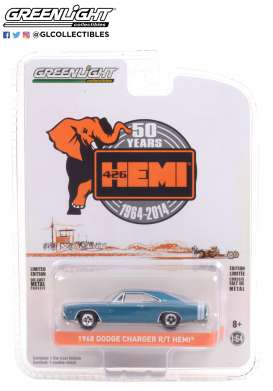 Dodge  - Charger Super Bee 426 Hemi 2014 blue - 1:64 - GreenLight - 28060E - gl28060E | Toms Modelautos