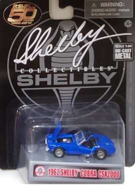 Shelby - Cobra CSX2000 1962 blue - 1:64 - Shelby Collectibles - shelbyCobraCSX | Toms Modelautos Shelby - Cobra CSX2000 1962 blue - 1:64 - Shelby Collectibles - shelbyCobraCSX | Toms Modelautos