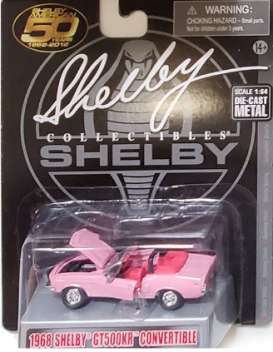 Shelby  - GT500KR 1968 pink - 1:64 - Shelby Collectibles - shelbyGT500KR | Toms Modelautos