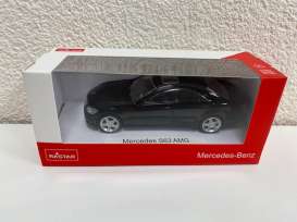 Mercedes Benz  - S63 AMG black - 1:43 - Rastar - 37100 - rastar37100bk | Toms Modelautos