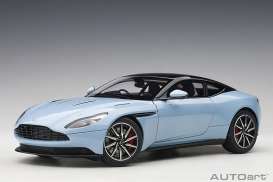 Aston Martin  - DB11 frosted glass blue - 1:18 - AutoArt - 70268 - autoart70268 | Toms Modelautos