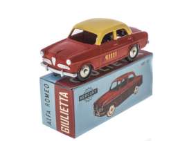 Alfa Romeo  - Giulietta  red/yellow - 1:43 - Magazine Models - magMYar91111 | Toms Modelautos