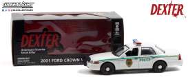 Ford  - Crown Victoria 2001 white - 1:24 - GreenLight - 84133 - gl84133 | Toms Modelautos