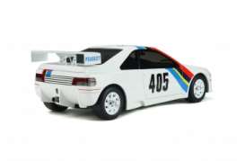 Peugeot  - 405 T16 1988 white/red/blue - 1:18 - OttOmobile Miniatures - OT850 - otto850 | Toms Modelautos