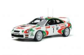 Toyota  - Celica 1995 white/red - 1:18 - OttOmobile Miniatures - ot302 - otto302 | Toms Modelautos
