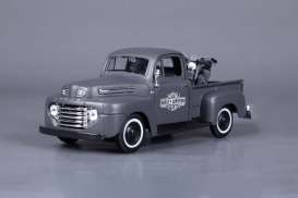 Ford Harley Davidson - 1948 matt grey - 1:24 - Maisto - 32180bko - mai32185gy | Toms Modelautos