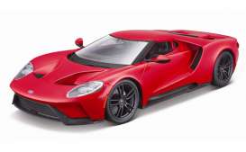 Ford  - 2017 red - 1:18 - Maisto - 31384RR - mai31384RR | Toms Modelautos
