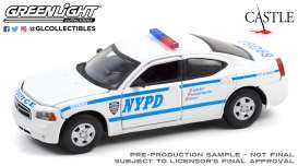 Dodge - Charger 2006 white/blue - 1:43 - GreenLight - 86603 - gl86603 | Toms Modelautos Dodge - Charger 2006 white/blue - 1:43 - GreenLight - 86603 - gl86603 | Toms Modelautos