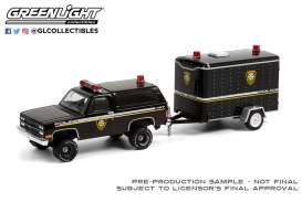 Chevrolet  - K5 Blazer 1990 black - 1:64 - GreenLight - 32220D - gl32220D | Toms Modelautos