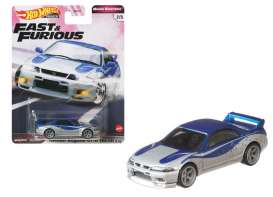 Nissan - Skyline GT-R R33 F&F blue/silver - 1:64 - Hotwheels - GJR79 - hwmvGJR79 | Toms Modelautos Nissan - Skyline GT-R R33 F&F blue/silver - 1:64 - Hotwheels - GJR79 - hwmvGJR79 | Toms Modelautos