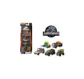 Assortment/ Mix  - Jurassic World 5-pack 2018 various - 1:64 - Matchbox - GPY75 - MBGPY75 | Toms Modelautos