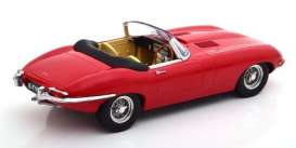 Jaguar  - E-Type series I 1961 red - 1:18 - KK - Scale - 180482 - kkdc180482 | Toms Modelautos