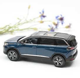 Peugeot  - 5008 GT 2020 blue - 1:43 - Norev - 473925 - nor473925 | Toms Modelautos