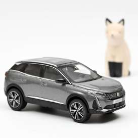 Peugeot  - 3008 GT 2020 grey - 1:43 - Norev - 473921 - nor473921 | Toms Modelautos