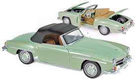 Mercedes Benz - 190 SL 1957 green - 1:18 - Norev - 183401 - nor183401 | Toms Modelautos Mercedes Benz - 190 SL 1957 green - 1:18 - Norev - 183401 - nor183401 | Toms Modelautos
