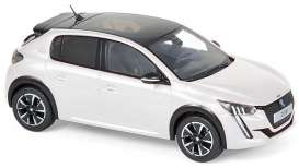 Peugeot  - 2019 pearl white - 1:43 - Norev - 472833 - nor472833 | Toms Modelautos