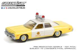 Dodge - Monaco 1974 yellow/white - 1:64 - GreenLight - 42960A - gl42960A | Toms Modelautos Dodge - Monaco 1974 yellow/white - 1:64 - GreenLight - 42960A - gl42960A | Toms Modelautos