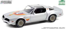 Pontiac  - Firebird 1977 silver - 1:18 - GreenLight - 19101 - gl19101 | Toms Modelautos