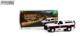 Ford  - Bronco XLT 1994 white/burgundy - 1:18 - GreenLight - 19103 - gl19103 | Toms Modelautos