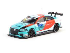Audi  - RS3 LMS 2019 turquoise/red/white - 1:64 - Tarmac - T64-013-19WTCR69 - TC-T64-013-19WTCR69 | Toms Modelautos