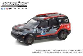 Ford  - Bronco 2021 black/white/red - 1:64 - GreenLight - 41130F - gl41130F | Toms Modelautos