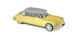 Citroen  - DS 19 1958 yellow - 1:87 - Norev - 157085 - nor157085 | Toms Modelautos