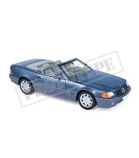 Mercedes Benz  - 500 SL 1989 blue - 1:18 - Norev - 183717 - nor183717 | Toms Modelautos