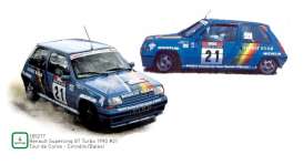 Renault  - supercinq 1990 blue - 1:18 - Norev - 185217 - nor185217 | Toms Modelautos