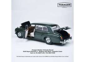 Rolls Royce  - Phantom V MPW Limousine 1964 racing green - 1:18 - Paragon - 38217R - para38217R | Toms Modelautos