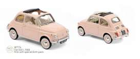 Fiat  - 500L 1968 pink - 1:18 - Norev - 187774 - nor187774 | Toms Modelautos