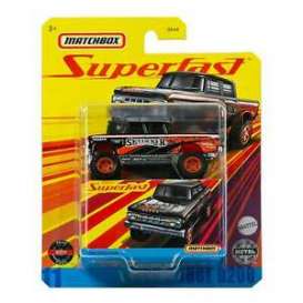 Dodge  - D200 1968 black/orange - 1:64 - Matchbox - GNY11 - MBGNY11 | Toms Modelautos
