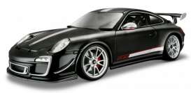 Porsche  - 2012 black/silver - 1:18 - Bburago - 11036bk - bura11036bk | Toms Modelautos