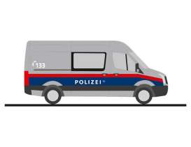 Volkswagen  - Crafter grey/blue/red - 1:87 - Rietze - R53115 - RZ53115 | Toms Modelautos