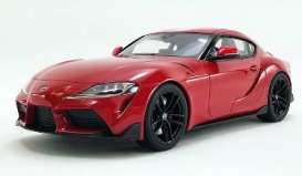 Toyota  - Supra GR 3.0 2021 red - 1:18 - Acme Diecast - US038 - GTUS038 | Toms Modelautos