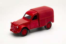 Citroen  - 2CV Fourgonnette red - 1:34 - Welly - 43760 - welly43769r | Toms Modelautos