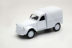 Citroen  - 2CV Fourgonnette white - 1:34 - Welly - 43760 - welly43769w | Toms Modelautos