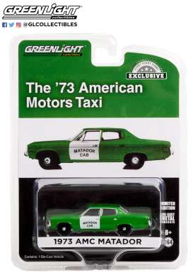 AMC  - Matador 1973 green/white - 1:64 - GreenLight - 30246 - gl30246 | Toms Modelautos