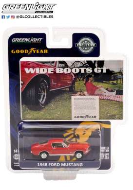 Ford  - Mustang 1968 red - 1:64 - GreenLight - 30247 - gl30247 | Toms Modelautos