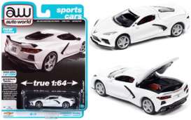 Chevrolet - Corvette 2020 white - 1:64 - Auto World - SP065B - AWSP065B | Toms Modelautos Chevrolet - Corvette 2020 white - 1:64 - Auto World - SP065B - AWSP065B | Toms Modelautos