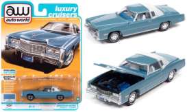 Cadillac - Eldorado 1975 blue - 1:64 - Auto World - SP070B - AWSP070B | Toms Modelautos Cadillac - Eldorado 1975 blue - 1:64 - Auto World - SP070B - AWSP070B | Toms Modelautos