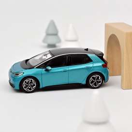Volkswagen  - ID 3 2020 turquoise - 1:43 - Norev - 840167 - nor840167 | Toms Modelautos