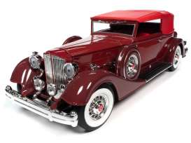 Packard - V12 1934 red - 1:18 - Auto World - AW271 - AW271 | Toms Modelautos Packard - V12 1934 red - 1:18 - Auto World - AW271 - AW271 | Toms Modelautos