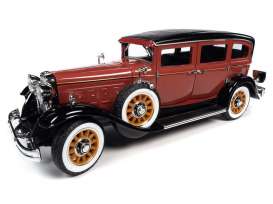Peerless - Master 8 Sedan 1931 red/black - 1:18 - Auto World - AW284 - AW284 | Toms Modelautos Peerless - Master 8 Sedan 1931 red/black - 1:18 - Auto World - AW284 - AW284 | Toms Modelautos